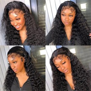 Hd Lace Wigs Realistic 13*4 Lace Front Wigs Human Hair Deep Wave 5*5/4*4 Transparent Lace Closure Wigs - Image 6