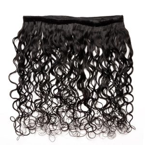 Natural Color Water Wet Wave Brazilian Human Hair Weave 3pcs Bundles - Image 4