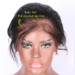 8A Brazilian 13x6 Lace Front Wigs Human hair Glueless Pre plucked Natural Hairline Straight Front Lace Wigs With Baby Hair - Image 5