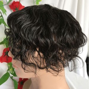 Full Franch Lace Base Toupee for Men 10x8" Human Hair pieces Men's Toupee Replacement System Men Wigs Human Hair Pieces 1B/80 Color - Image 10