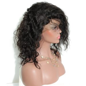 Silk Top Full Lace Wigs Short Bob Silk Base Human Hair Wigs 150% With Baby Hair Pre Plucked Wavy Brazilian Remy Hair Bleached Knots - Image 3