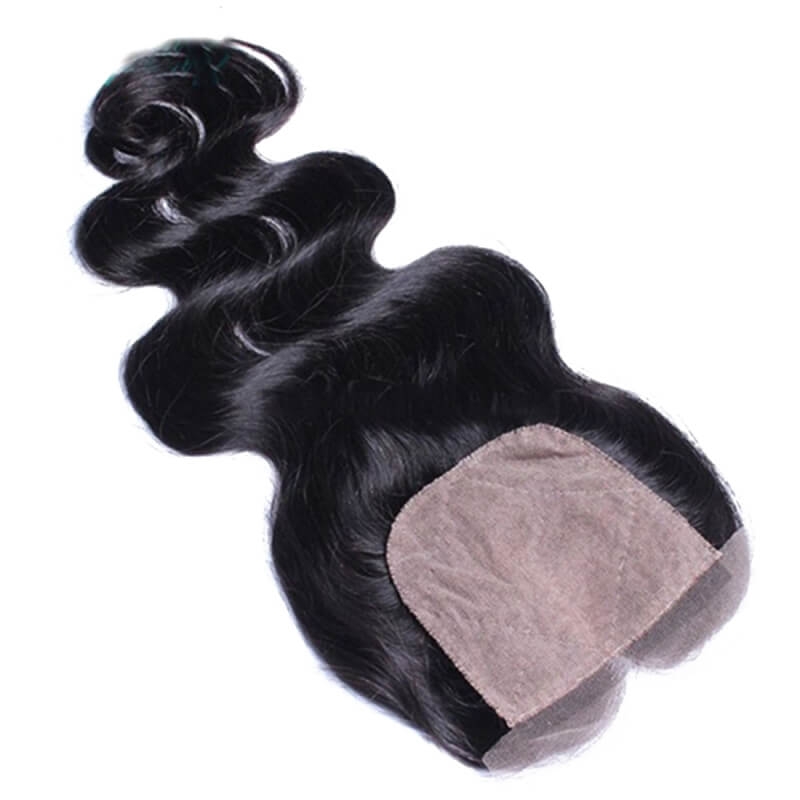Lace Closures In Beauty Supply Stores Body Wave Brazilian Remy Hair Silk Base Top Lace Closure 4x4inches Natural Color - Image 3
