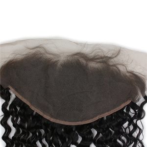 13x6 Lace Frontal Closure Deep Wave Ear to Ear Free Part 130% Density Peruvian Human Hair Full Lace Closure Bleached Knots with Baby Hair Natur - Image 4