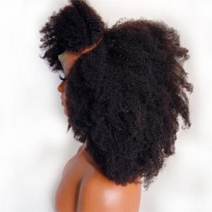 4B 4C Afro Kinky Curly Wig HD Swiss Transparent Lace Front Wig Deep Part 13x6 Lace Front Wig Human Hair Pre Plucked Remy Brazilian Lace Frontal Wigs - Image 8