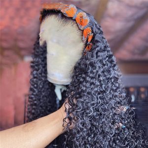 26 28 Inch Lace Front Human Hair Wigs For Black Women Peruvian Glueless Lace Front Wigs Water Wave Lace Front Human Hair Wigs - Image 2