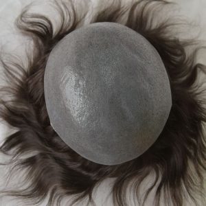 PU 0.02-0.03 mm Ultra Thin Skin Toupee for Men European Human Hair Pieces for Men Hair Replacement System in 10x8" Hair Prosthesis Units Patch Implant for Men - Image 4