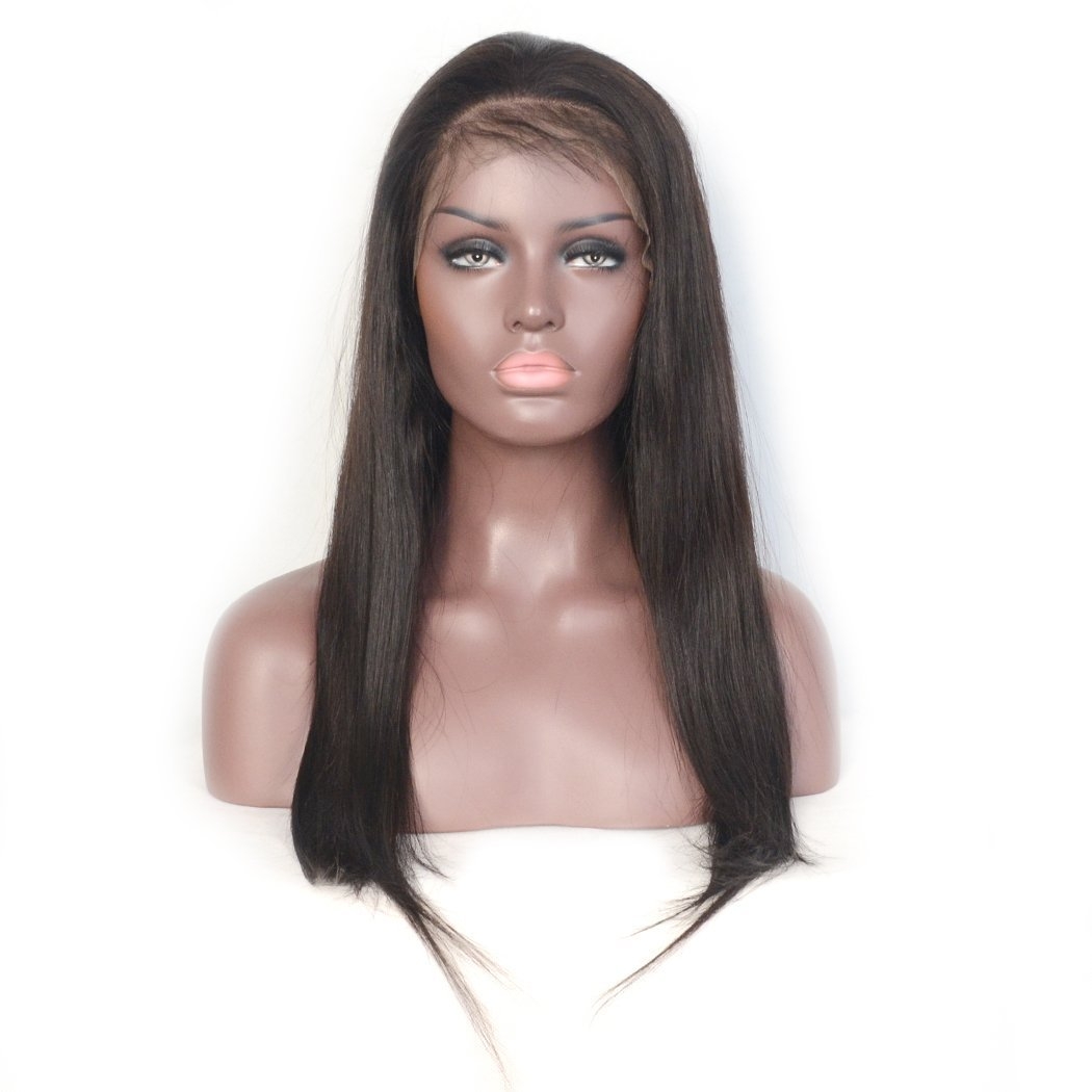 13x6 Lace Front Wigs 150% Density Brazilian Straight Human Remy Hair for Black Women Long Parting Lace Front Wig with Pre Plucked Natural Hairline - Image 2