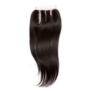 4x4 HD Lace Closure Brazilian Remy Hair Silky Straight Free Part Lace Closure 4x4 inchs Natural Color - Image 4