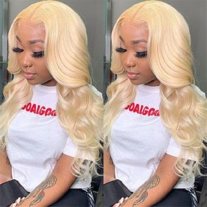 613 Honey Blonde Body Wave 13X6 Hd Lace Wigs Human Hair Wigs For Women Pre Plucked - Image 4