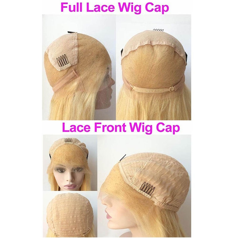Deep Wave Color #613 Human Hair Lace Wigs Pre Plucked Natural Hair Line Natural Baby Hair Around Brazilian Hair (22inch) - Image 6