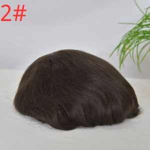 PU 0.02-0.03 mm Ultra Thin Skin Toupee for Men European Human Hair Pieces for Men Hair Replacement System in 10x8" Hair Prosthesis Units Patch Implant for Men - Image 9