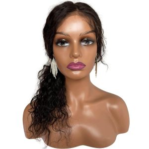 Alternative view of PWig Mannequin Heads 3Colors  Bust Female Realistic Manikin Head with Face and Shoulders for Wigs Beauty Accessories Displaying
