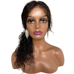 Alternative view of PWig Mannequin Heads 3Colors  Bust Female Realistic Manikin Head with Face and Shoulders for Wigs Beauty Accessories Displaying