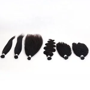 Alternative view of 3B3C Kinky Curly I Tip Raw 3B Kinky Curly I Tip Cambodian Soft Kinky Curly I Tip