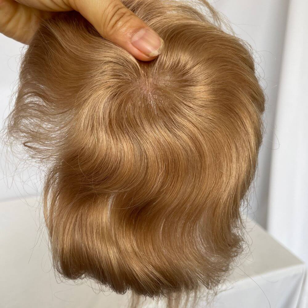 1B60 Side Or Back Hair Patches 8x8 cm Full Skin PU Base Toupee For Men Covering Bald Spots On Head Sides Or Back - Image 35