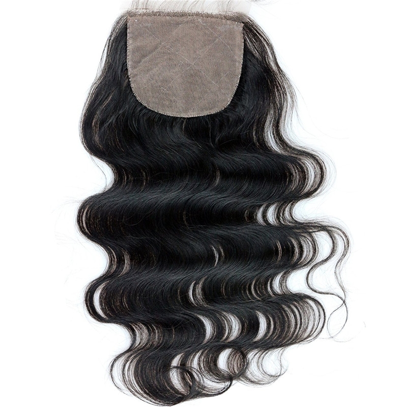 Unprocessed 8A Human Remy Hair Silk Base Closure Brazilian Body Wave closure 4x4 human hair closure 14inch - Image 3