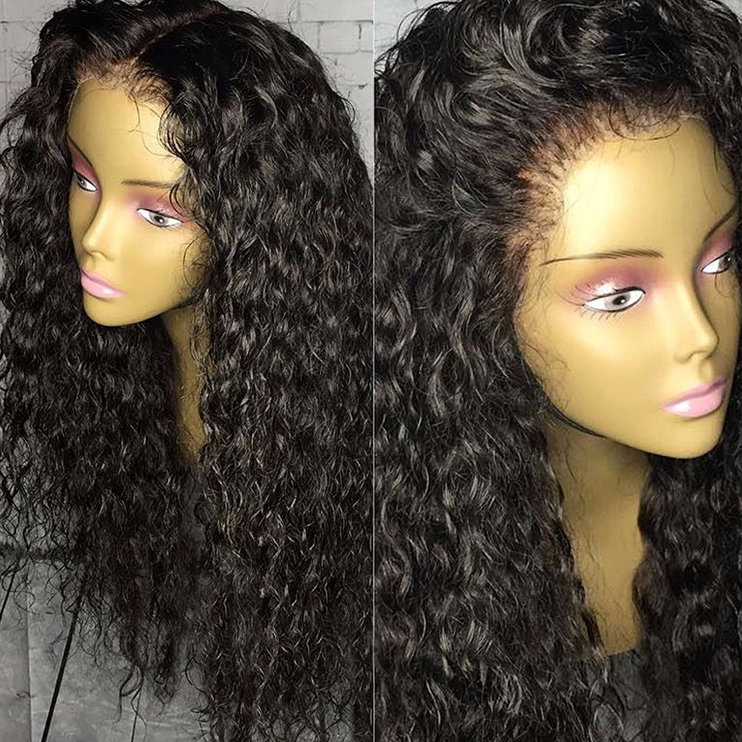 Lace Front Wigs 150% Density Human Hair Wigs for Black Women Curly Remy Hair Wigs 13x6 Full Lace Frontal Wigs with Baby Hair Pre Plucked - Image 3