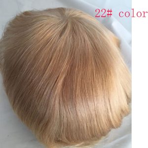 Men Wigs Human Hair Toupee Thin Skin Pu Male Wig Hair Prosthesis Men Toupee Hair 8x10inch Replacement System Remy Hair Pieces 7# Brown - Image 17
