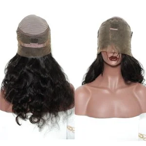 Alternative view of 360 Lace Frontal Wigs For Black Women Pre Plucked Body Wave  Brazilian Remy Hair Human Hair Wigs