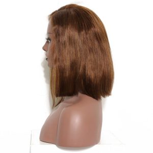 Alternative view of Lace Front Wigs Human Hair Full Density Silky Straight Wigs With Baby Hair No Tangle No Shedding Unprocessed Hair Wig Pre-Plucked
