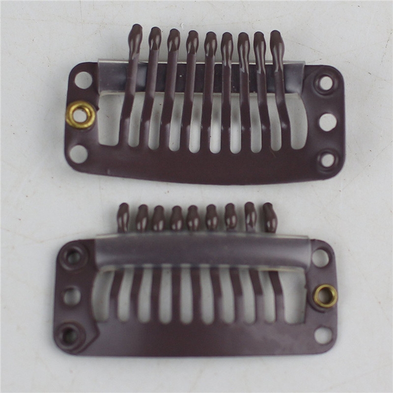 100pcs U Shape Metal Snap Clips for Hair Extensions DIY(Black Color) - Image 5