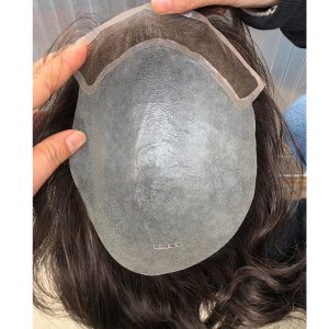 Toupee for Men Human Hair Men's Thin Skin Hair system with French Lace Hair Line Front 8x10 Inches Men Wigs Touppe For Black Men 22# color - Image 32