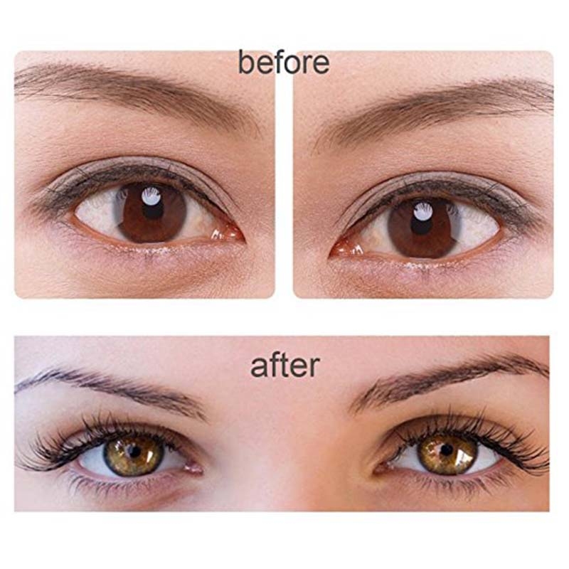 False Eyelashes 3D Mink Fur Siberian Fur Fake Lashes Reusable for Makeup Natural Thick Black Color - Image 3