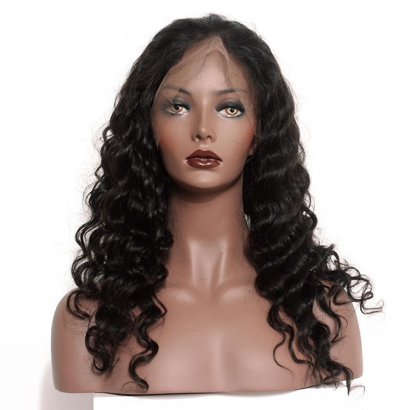 Silk Top Full Lace Wigs Full Lace Ponytail Wigs Loose Wave With Baby Hair Pre-Plucked Natural Hair Line 150% Density Wigs - Image 2