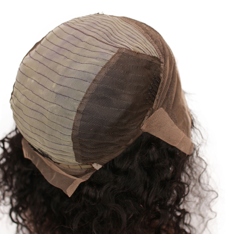 Curly Lace Front Human Hair Wigs Brazilian Remy Hair Lace Wigs for Black Women Pre Plucked Natural Hair Line Bleached Knots Baby Hair Around - Image 6