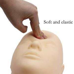 Mannequin Face Head for Practicing Eyelash Extensions Applying False Lash Strip Face Painting (1 pc Mannequin Head) - Image 5