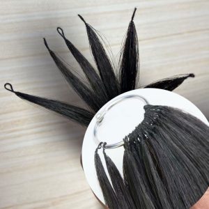 200pc/Lot Kinky Straight Feather Line Hair Extensions 100% Human Hair Extensions Long  18-24inch Feather Hair Extensions - Image 13