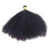 Afro Kinky Curly Doubl Drawn Mongolian Hair Extent I Tip