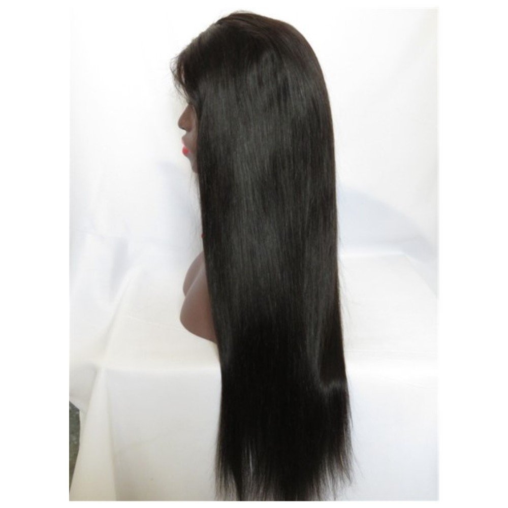 8A Brazilian 13x6 Lace Front Wigs Human hair Glueless Pre plucked Natural Hairline Straight Front Lace Wigs With Baby Hair - Image 4