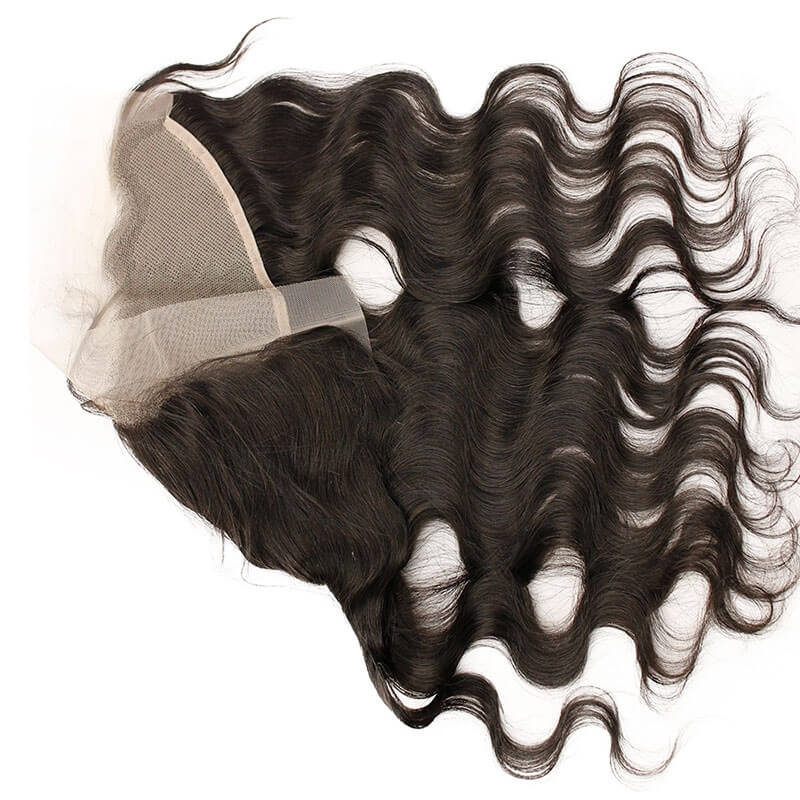 Human Hair Lace Frontal Transparent Lace Frontal Closures With Natural Baby Hair Brazilian Body Wave Remy Hair 13x4 Closure - Image 4