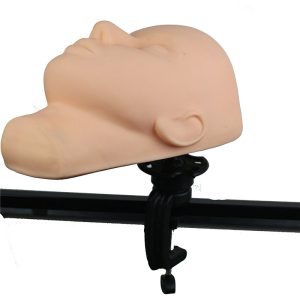 Soft Skin Massage and Makeup Practice Mannequin Face with Table Clamp - Image 4