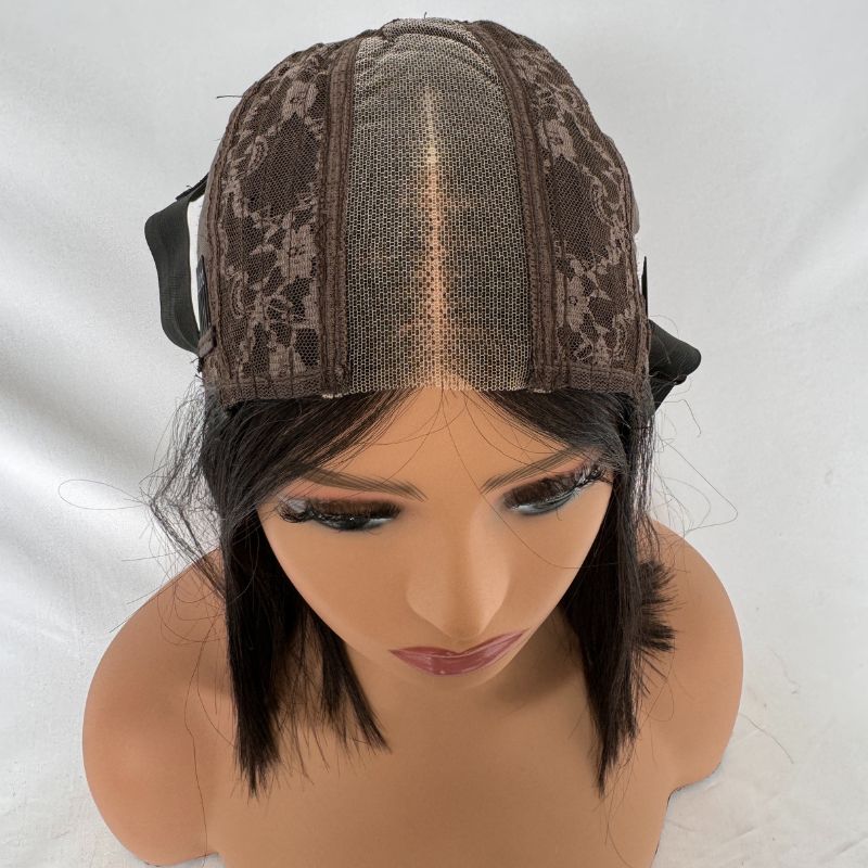 2x6 Lace Part Bob Wigs 12A Cambodian Bob Human Hair Wigs 200% Density Straight Short Bob Wigs 33# Rich Copper Red - Image 5