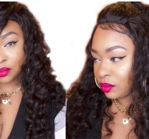 Brazilian Wigs 180% Density Loose Wave Lace Front Ponytail Wigs Pre-Plucked Natural Hair Line - Image 5