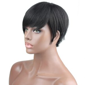 Short Wigs for Women Real Human Hair Full Wigs Short Hair - Image 3