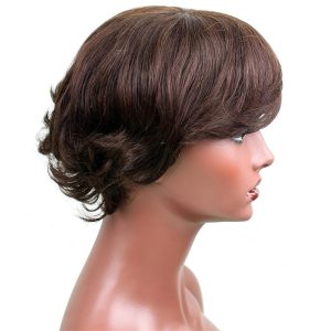 Remy Indian Hair Short Real Hair Wigs Human hair Wigs for Women - Image 5