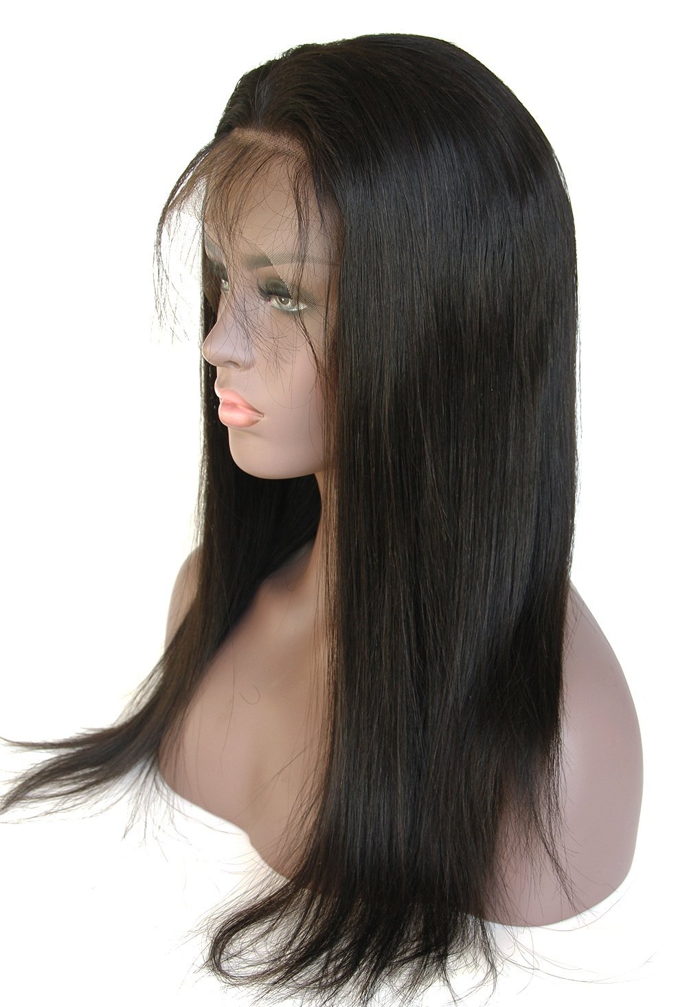 Brazilian Human Hair Straight Style 150% Density 13x6 Lace Wigs Natural Color - Image 2