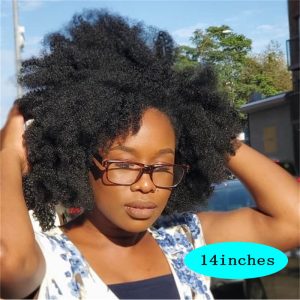 4B 4C Afro Kinky Curly Wig HD Swiss Transparent Lace Front Wig Deep Part 13x6 Lace Front Wig Human Hair Pre Plucked Remy Brazilian Lace Frontal Wigs - Image 9