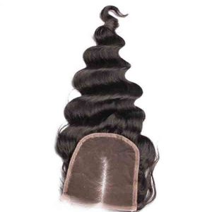 4x4 HD Closure Pieces Loose Wave Cambodian Remy Human Hair Middle Part Lace Closure 4x4 inches Natural Color - Image 4
