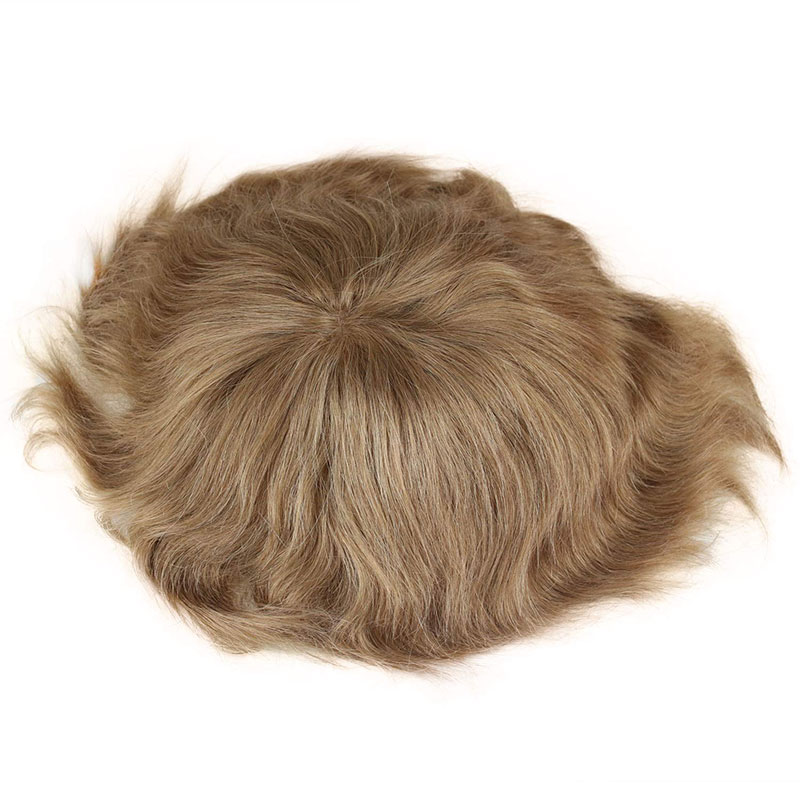 Pwigs Hair Replacement for Men Thin Skin Toupee Mono Lace Top Men's Hair Pieces Replacement System 1B Mixed 20%Grey Hair Men's Wig 10x8inch - Image 25
