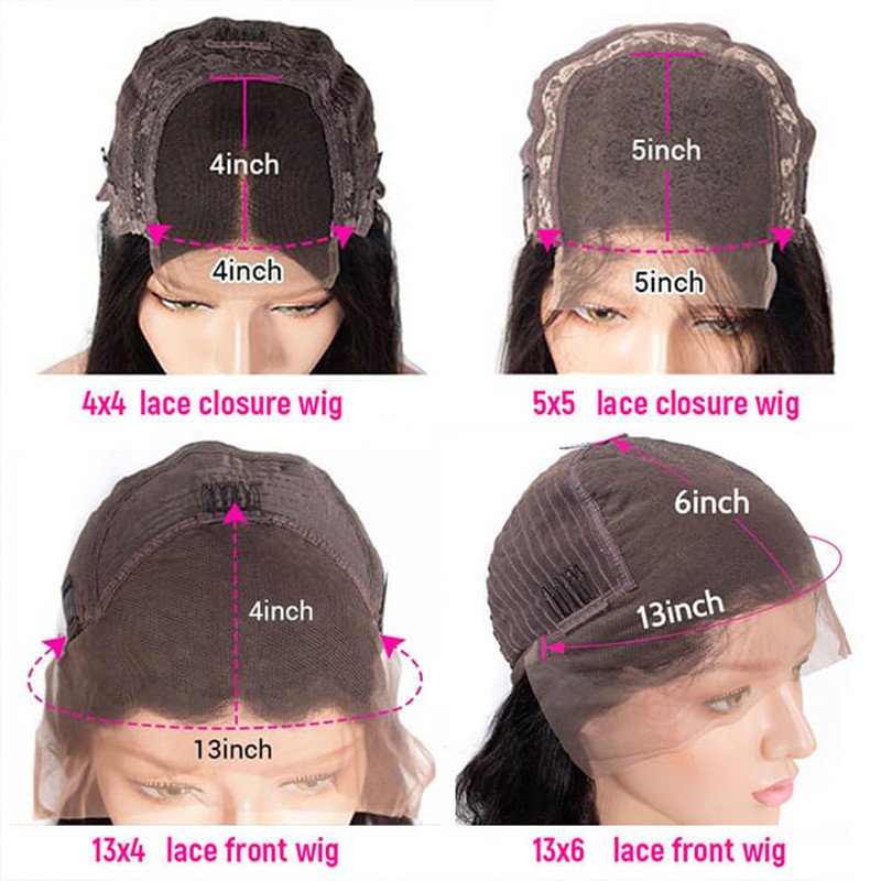 Hd Lace Wigs Realistic 13*4 Lace Front Wigs Human Hair Deep Wave 5*5/4*4 Transparent Lace Closure Wigs - Image 7
