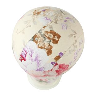 Printing Canvas Head Water Repellant Canvas Wig Head for Wig Making Styling and Display Premium Quality Wig Stand - Image 4