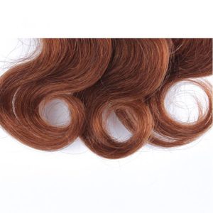 Color #30 Medium Brown Brazilian Remy Hair Body Wave Hair Weave 3 Buddles - Image 5