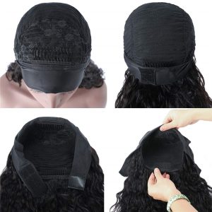 Body Wave Headband Wig Human Hair Wigs Balayage Ombre Highlight With Dark Roots, Wear And Go None Lace Human Hair Wigs For Black Women - Image 3