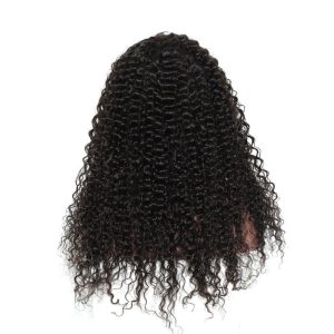 300% High Density Lace Front Wigs Deep Curly Brazilian Lace Front Human Hair Wig for Black Women Natural Color - Image 4